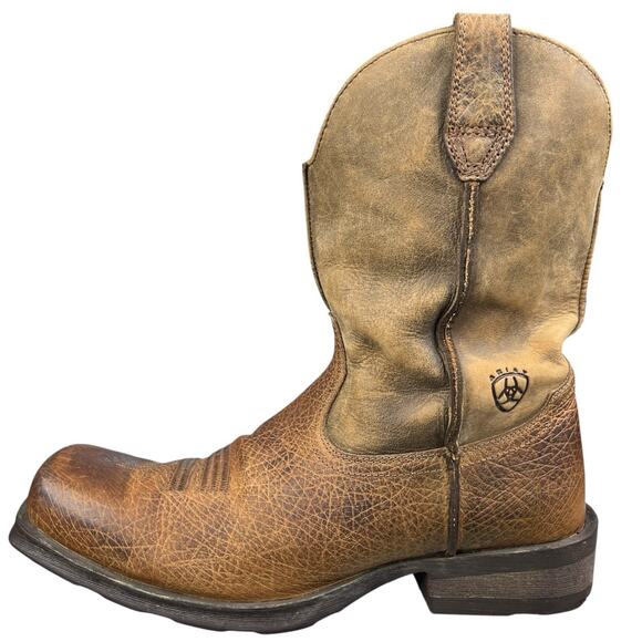 Ariat Men’s Rambler Brown Distressed Cowboy Boot Size US 10 - Picture 3 of 11